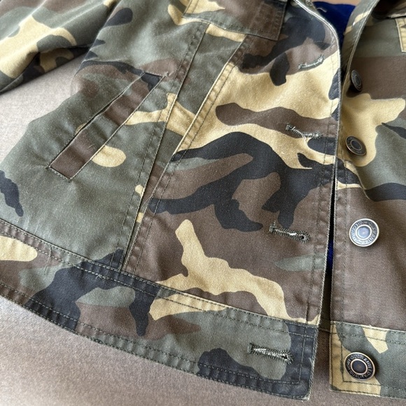 K Zell Blue Lined Camouflage Jacket - Picture 5 of 5